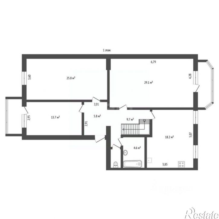 4-комн квартира улица Ленина, 115,  д. 115