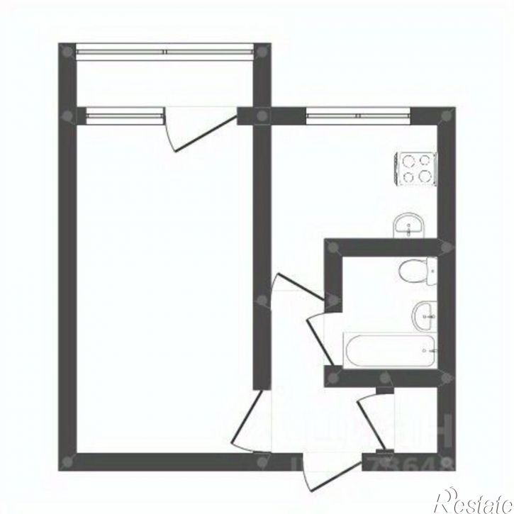 1-комн квартира Зелёная улица, 79А,  д. 79А