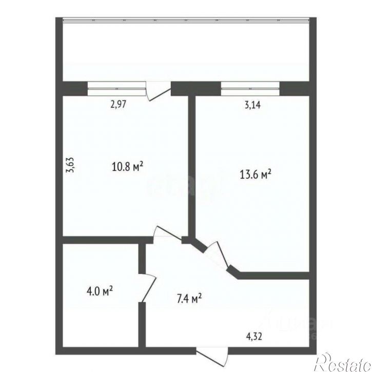 1-комн квартира