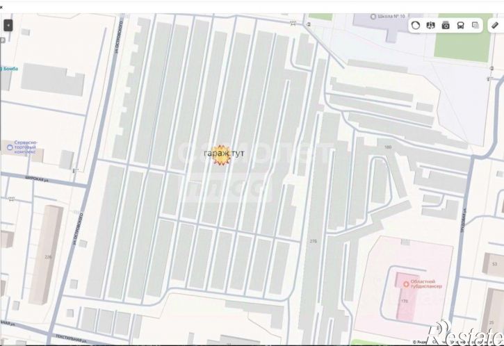 Гараж/парковка улица Островского, 251,  д. 251