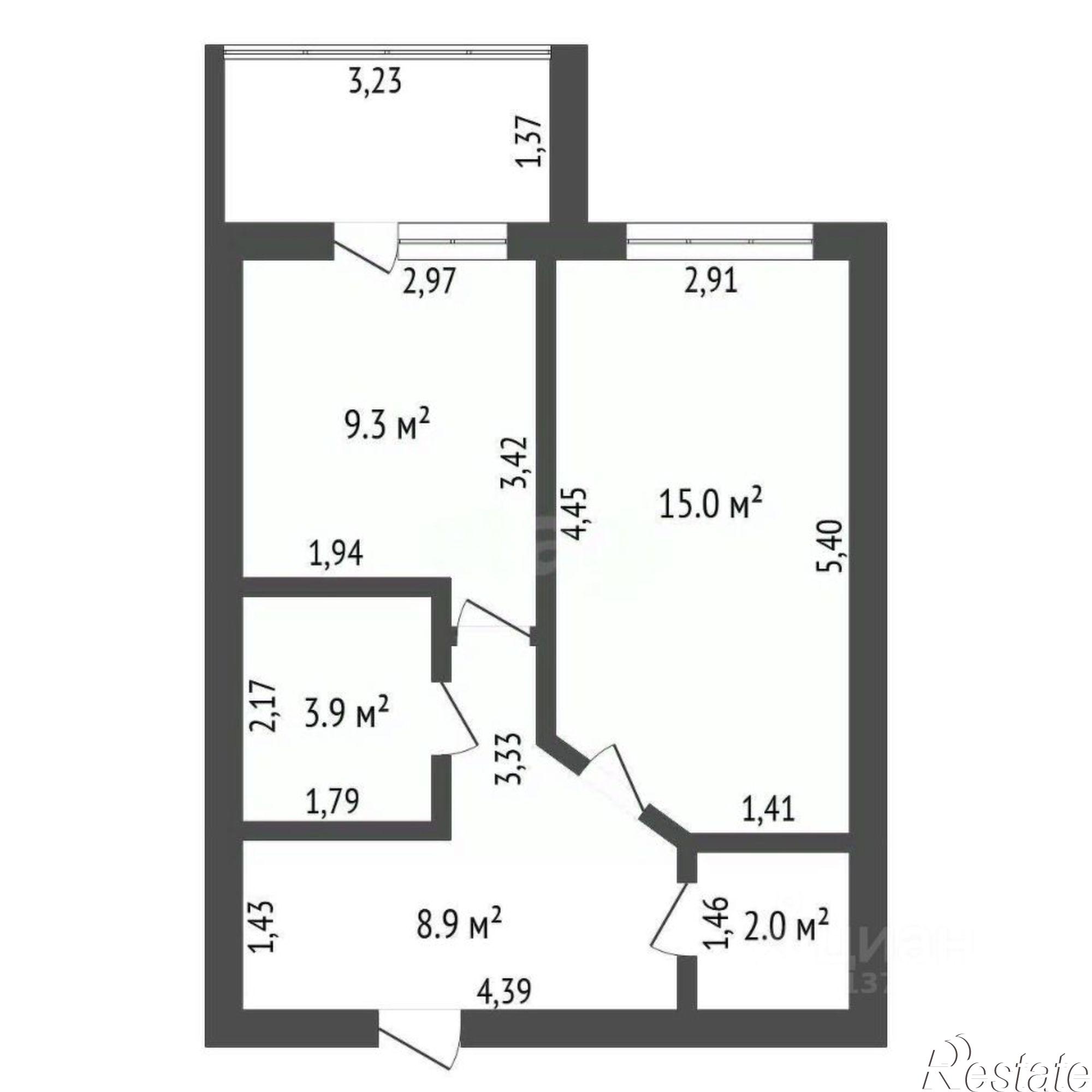 Купить квартиру за 7 100 000 рублей на Игнатьевское шоссе, 12/6