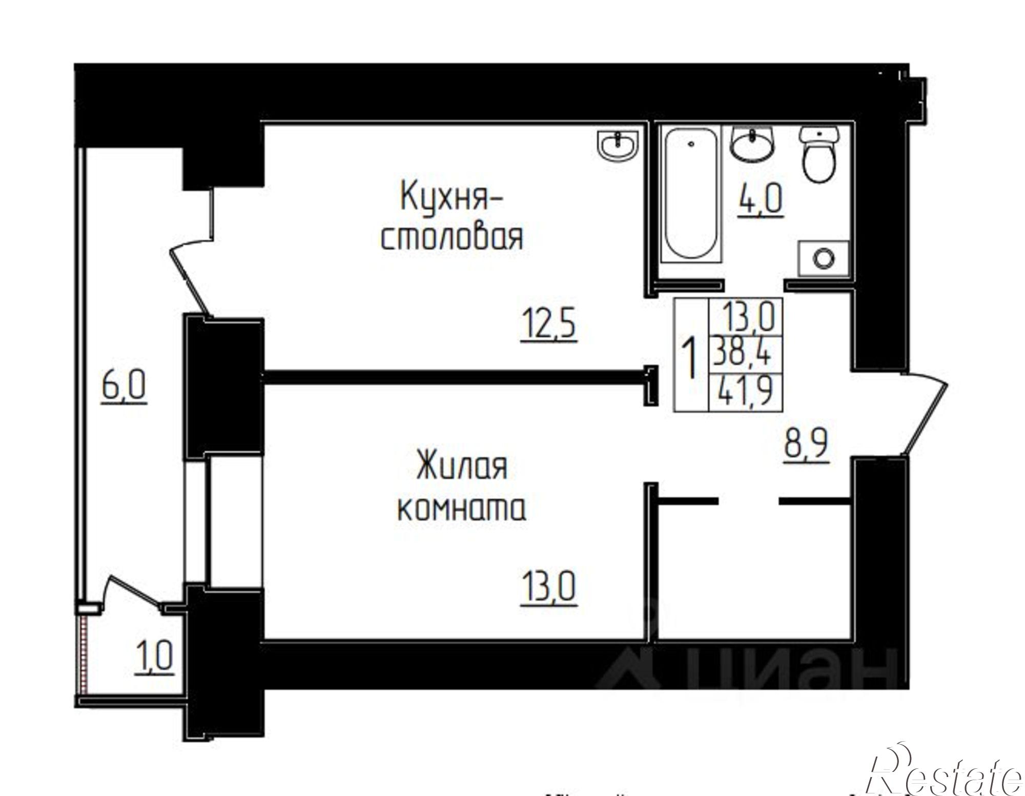 Купить квартиру за 6 704 000 рублей на улица Чайковского, 4