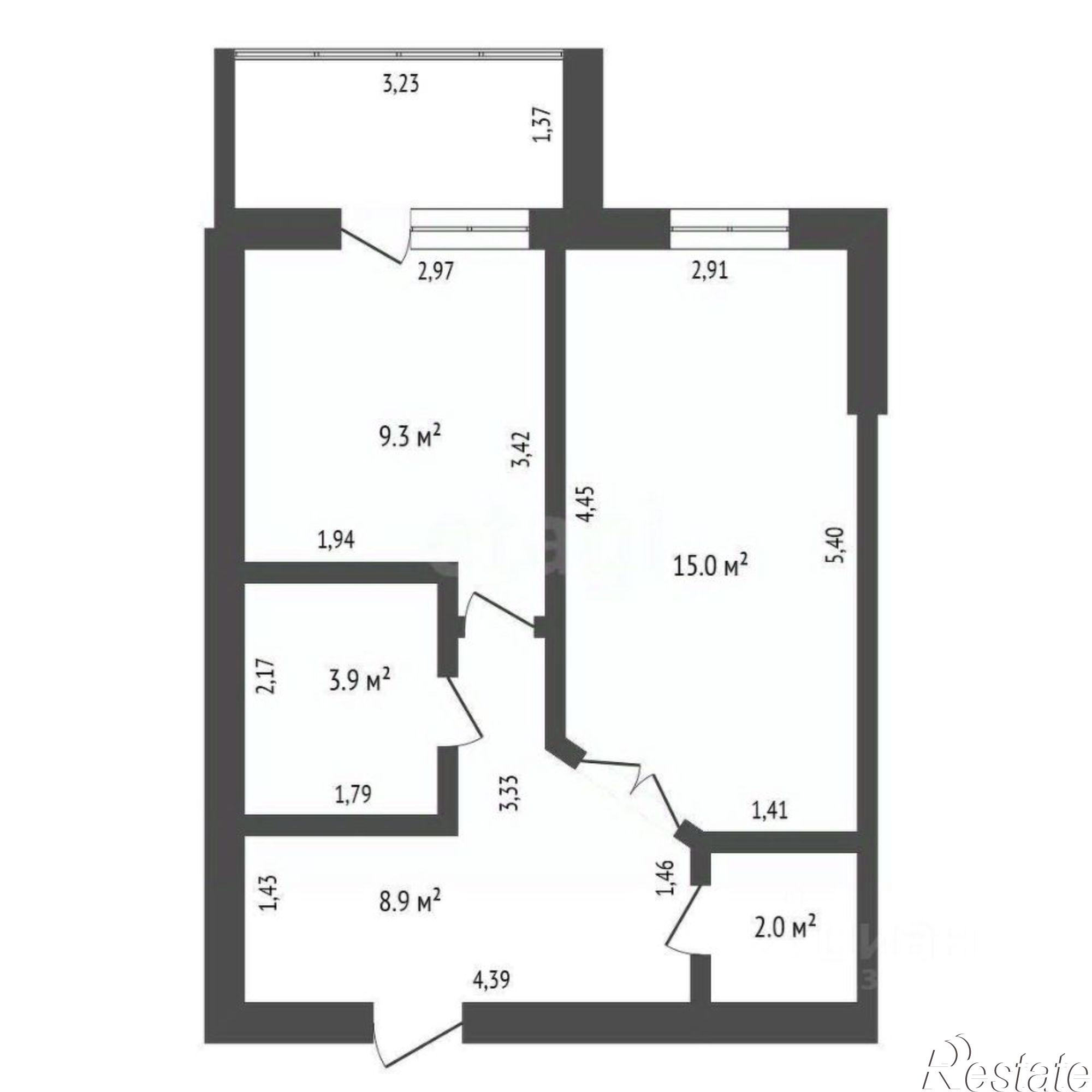 Купить квартиру за 6 950 000 рублей на Игнатьевское шоссе, 12/6