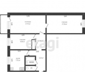 3-комн, 72кв м, этаж 2/5 Театральная улица, 5