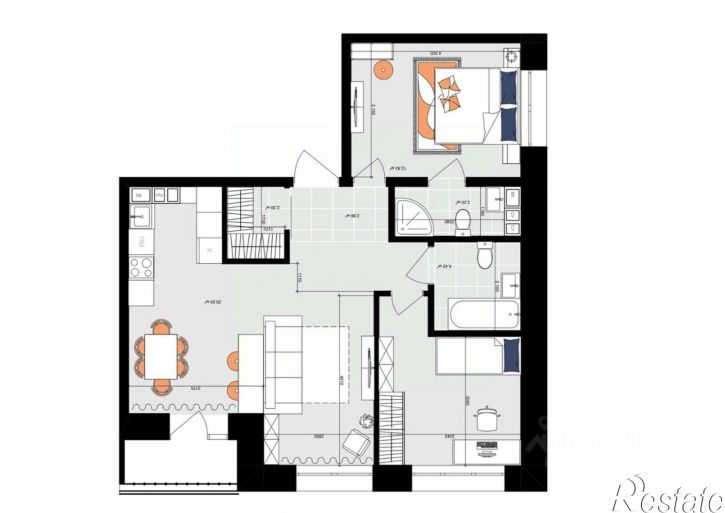 3-комн квартира в новом доме Краснофлотская улица, 180,  д. 180