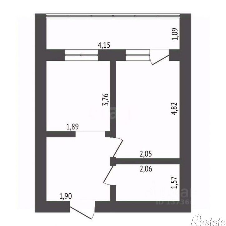 1-комн квартира ул Северная, 238/9,  д. 238/9