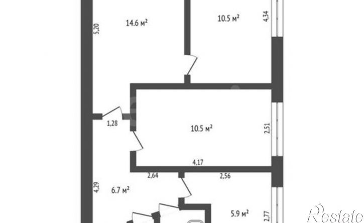3-комн квартира Южный переулок, 1/5,  д. 1/5