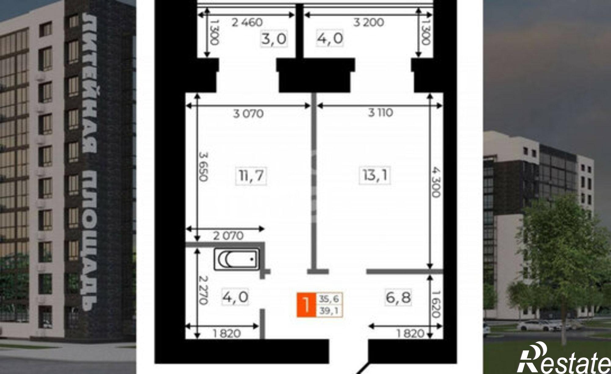 Купить квартиру за 6 984 000 рублей на Литейная улица, 31