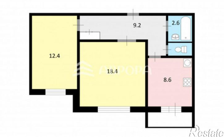 2-комн квартира улица Калинина, 148,  д. 148