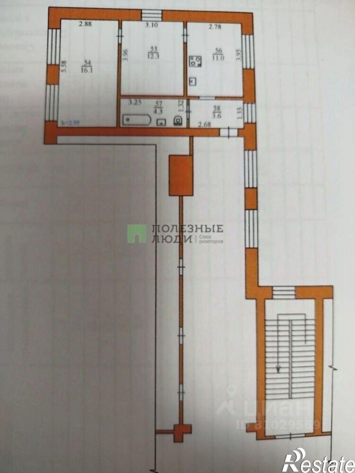 2-комн квартира Первомайская улица, 39,  д. 39