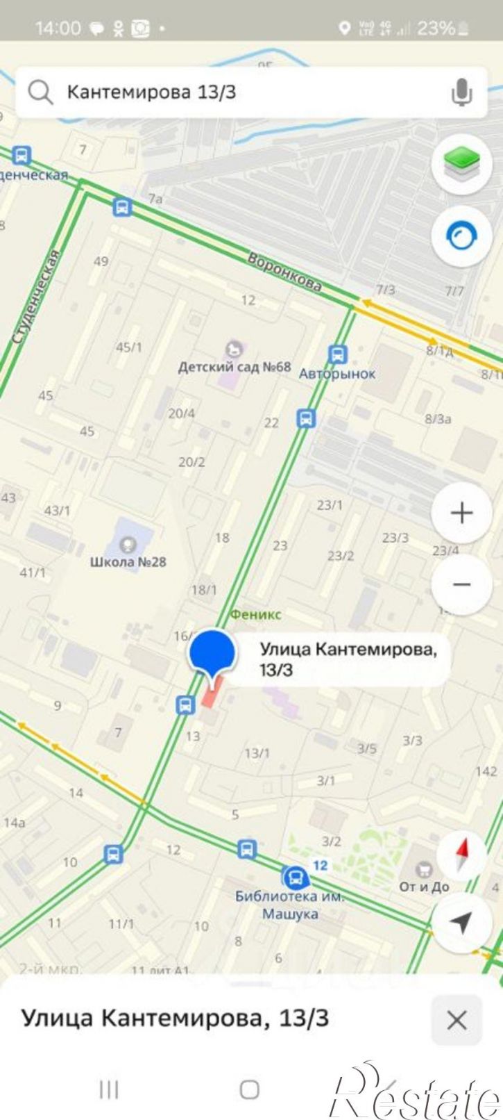 Комната улица Кантемирова, 13/3,  д. 13/3