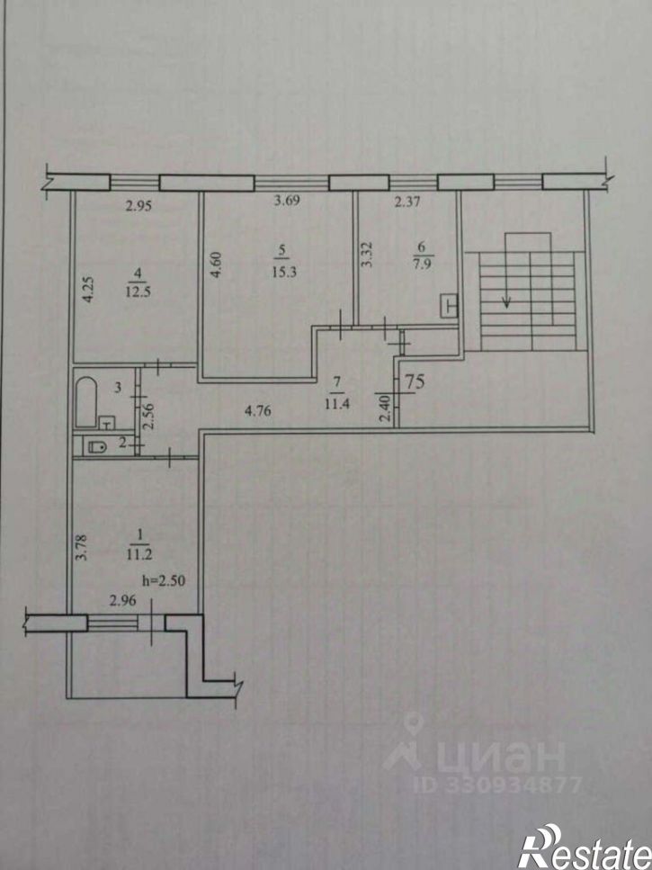 3-комн квартира Политехническая улица, 174,  д. 174