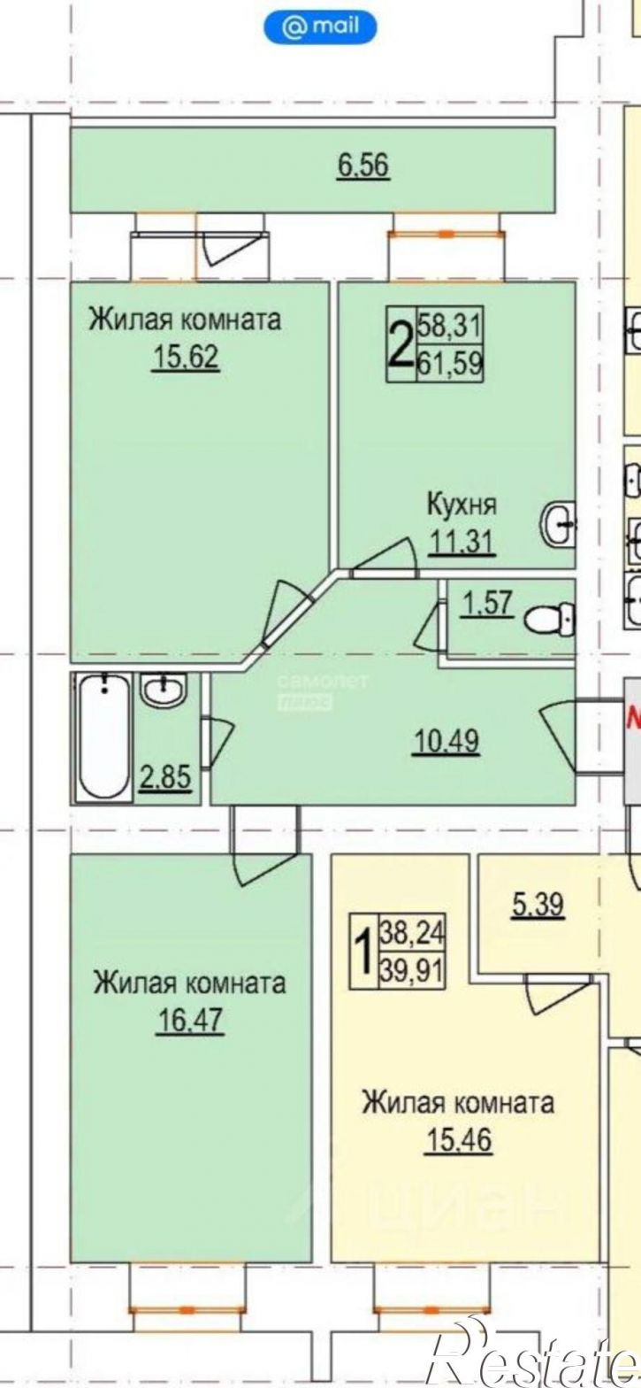 2-комн квартира Заводская улица, 4,  д. 4