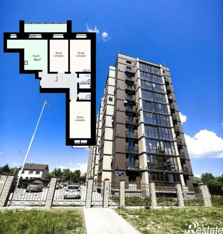 3-комн квартира Литейная улица, 95,  д. 95