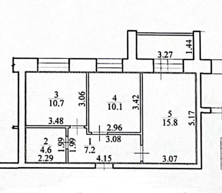 2-комн квартира Литейная, 95