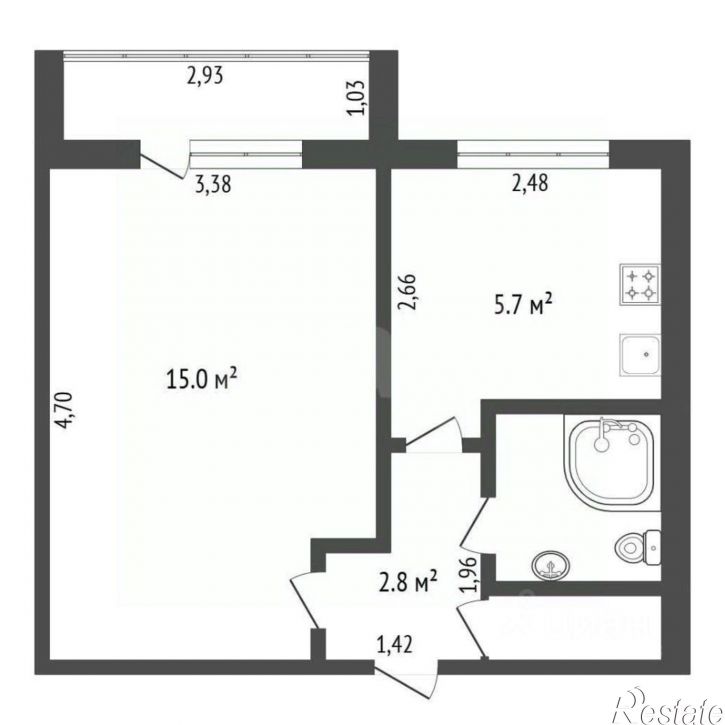 1-комн квартира Зелёная улица, 77/1,  д. 77/1