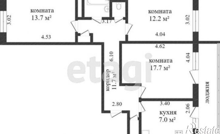3-комн квартира улица Горького, 118,  д. 118