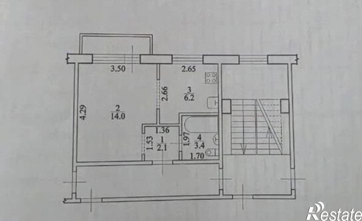 1-комн квартира улица Шимановского, 49,  д. 49