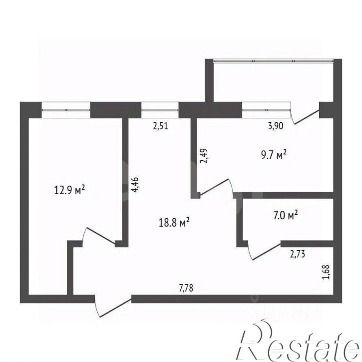 3-комн квартира Пионерская улица, 64,  д. 64